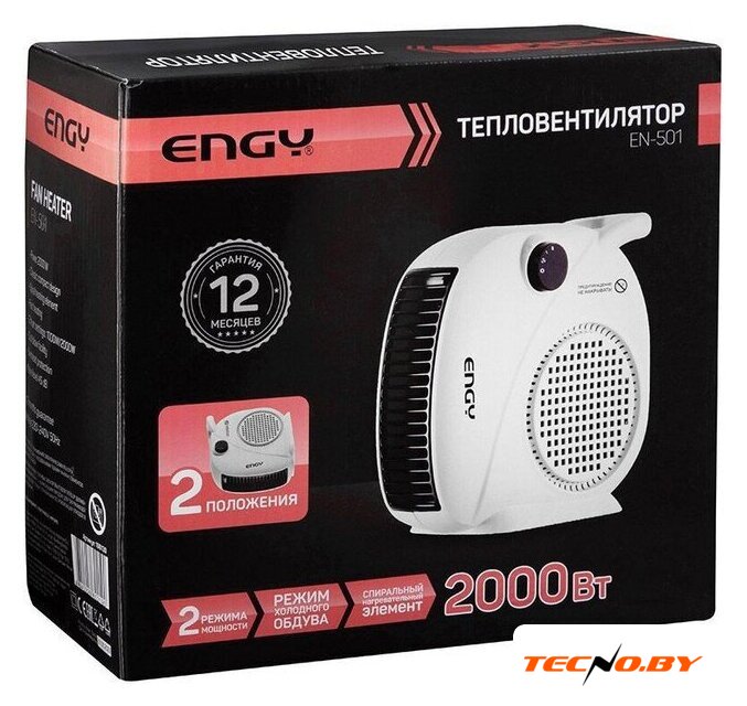 Тепловентилятор Engy EN-501 (белый) - Изображение №5 — Интернет-Магазин TECNO.BY