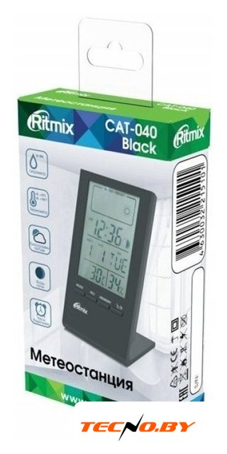 Метеостанция Ritmix CAT-040 (черный) - Изображение №5 — Интернет-Магазин TECNO.BY