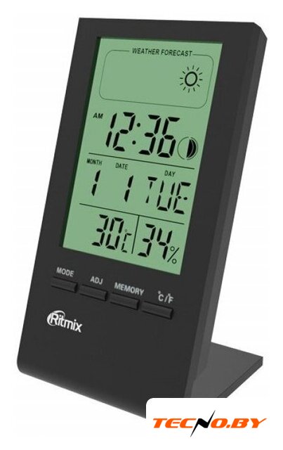 Метеостанция Ritmix CAT-040 (черный) - Изображение №1 — Интернет-Магазин TECNO.BY