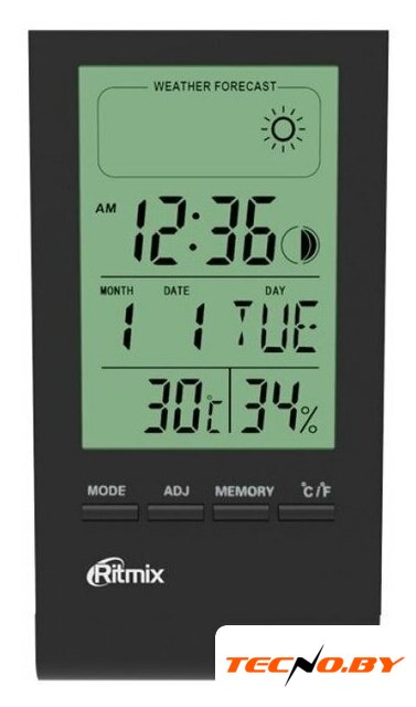 Метеостанция Ritmix CAT-040 (черный) - Изображение №2 — Интернет-Магазин TECNO.BY