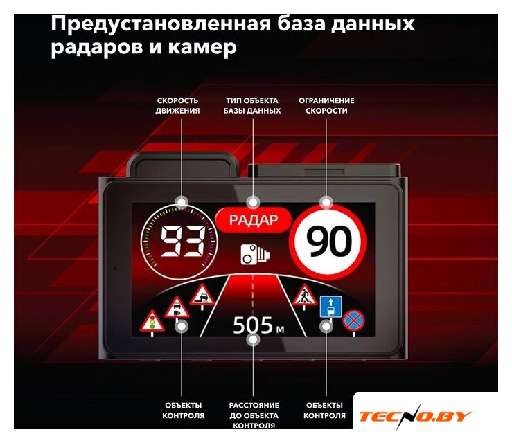 Видеорегистратор-GPS информатор (2в1) Inspector Tango - Изображение №3 — Интернет-Магазин TECNO.BY