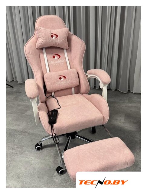 Игровое (геймерское) кресло Calviano Amarone (pink plush) - Изображение №14 — Интернет-Магазин TECNO.BY