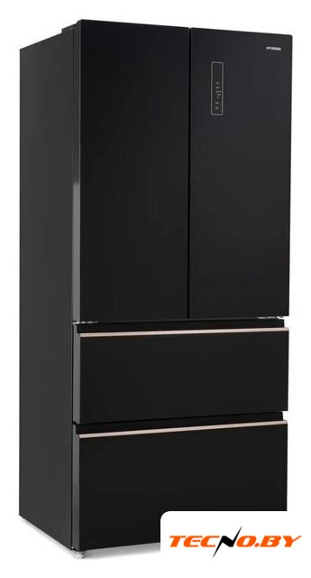 Холодильник Hyundai CM55043F (черное стекло) - Изображение №2 — Интернет-Магазин TECNO.BY