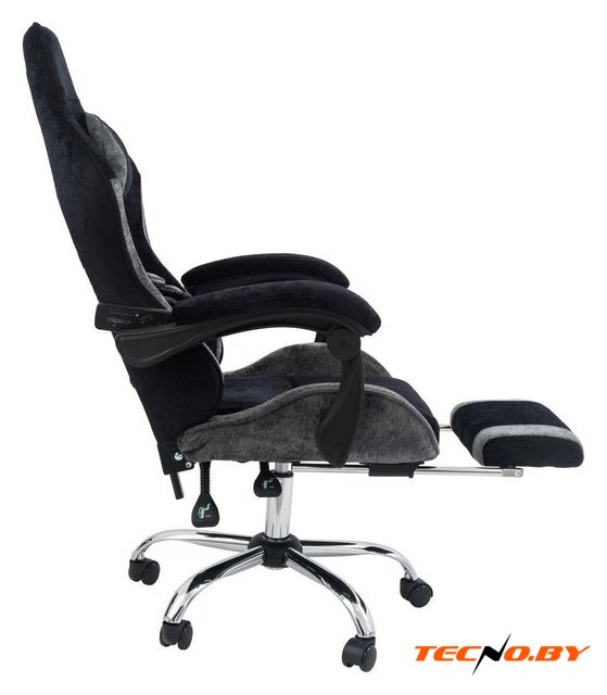 Игровое (геймерское) кресло Calviano Amarone (black-grey plush) - Изображение №3 — Интернет-Магазин TECNO.BY