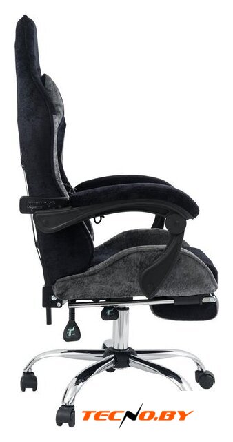 Игровое (геймерское) кресло Calviano Amarone (black-grey plush) - Изображение №4 — Интернет-Магазин TECNO.BY
