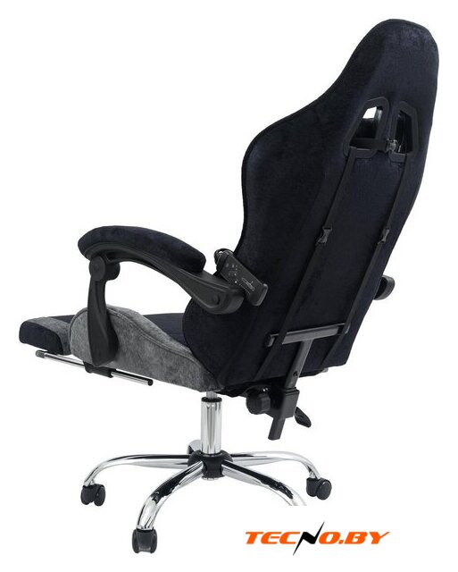Игровое (геймерское) кресло Calviano Amarone (black-grey plush) - Изображение №12 — Интернет-Магазин TECNO.BY