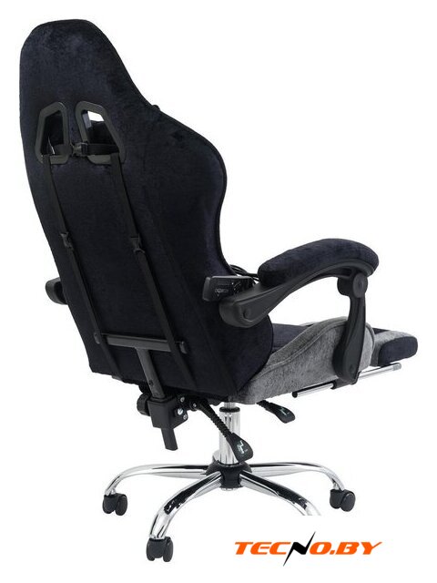 Игровое (геймерское) кресло Calviano Amarone (black-grey plush) - Изображение №2 — Интернет-Магазин TECNO.BY