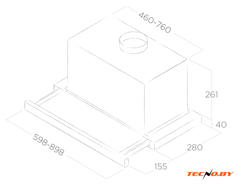 Кухонная вытяжка Elica Elite 26 IX/A/90/VT PRF0094215B - Изображение №3 — Интернет-Магазин TECNO.BY