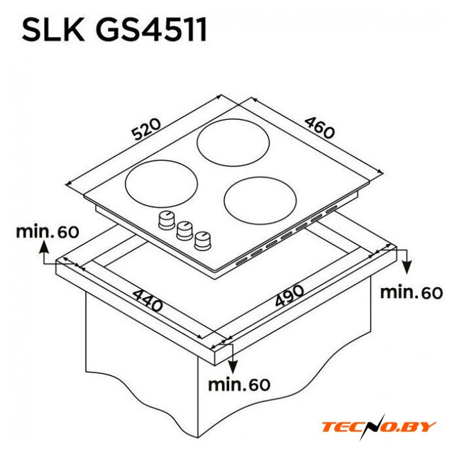 Варочная панель Schaub Lorenz SLK GS4511 - Изображение №2 — Интернет-Магазин TECNO.BY