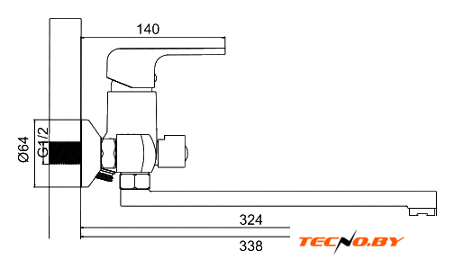 Смеситель Ledeme H44 L2244 - Изображение №2 — Интернет-Магазин TECNO.BY