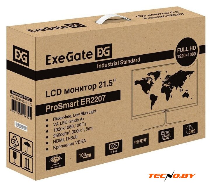 Монитор ExeGate ProSmart ER2207 EX300341RUS - Изображение №9 — Интернет-Магазин TECNO.BY