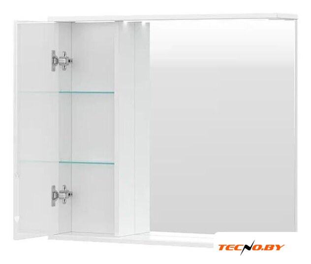  Volna Шкаф с зеркалом Joli 80 L (белый) - Изображение №2 — Интернет-Магазин TECNO.BY