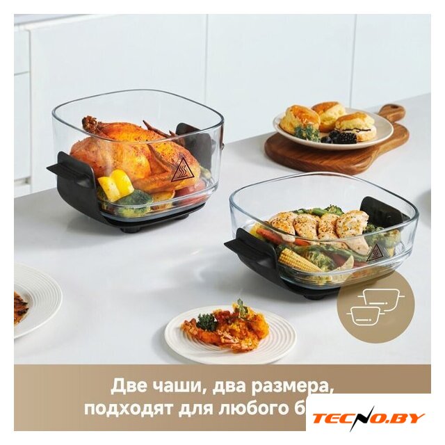 Аэрогриль (аэрофритюрница) Dreame Air Fryer PT60 (зеленый) - Изображение №15 — Интернет-Магазин TECNO.BY