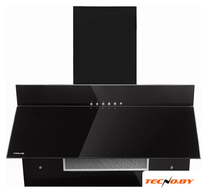 Кухонная вытяжка YOUQ Yumi WL 1080 P 60 BL (черный) - Изображение №2 — Интернет-Магазин TECNO.BY