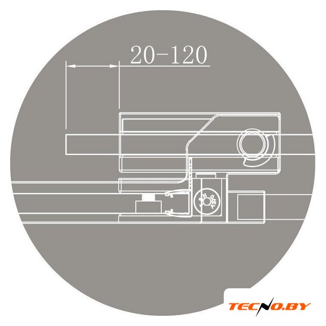 Душевая дверь Cezares SLIDER-B-1-100/110-GRIGIO-Cr - Изображение №8 — Интернет-Магазин TECNO.BY