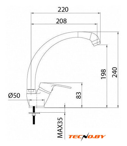 Смеситель Milardo Meal M05SB0JM05 - Изображение №2 — Интернет-Магазин TECNO.BY