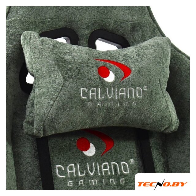 Игровое (геймерское) кресло Calviano Amarone (green plush) - Изображение №10 — Интернет-Магазин TECNO.BY