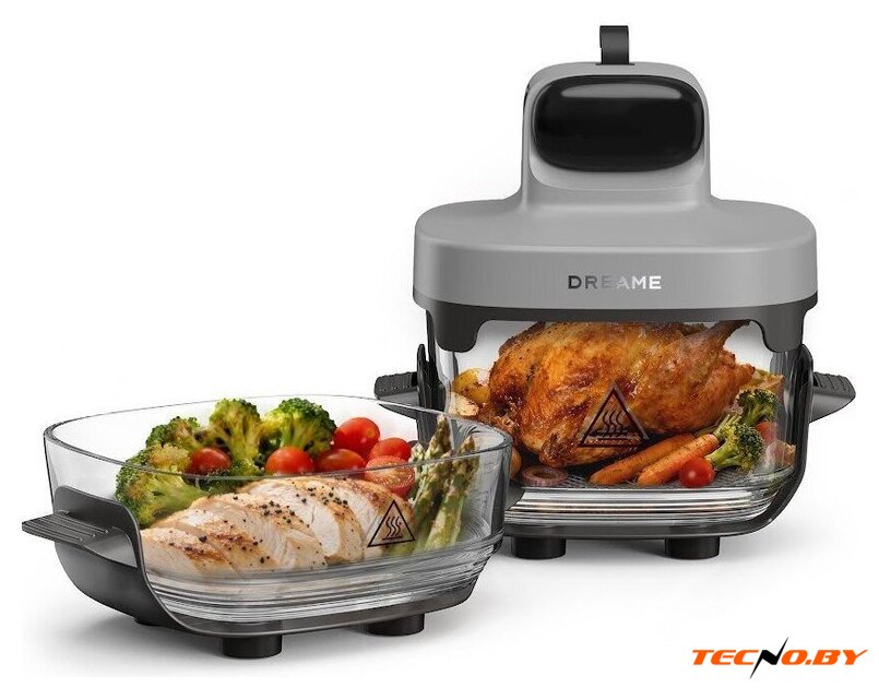 Аэрогриль (аэрофритюрница) Dreame Air Fryer PT60 (серый) - Изображение №1 — Интернет-Магазин TECNO.BY
