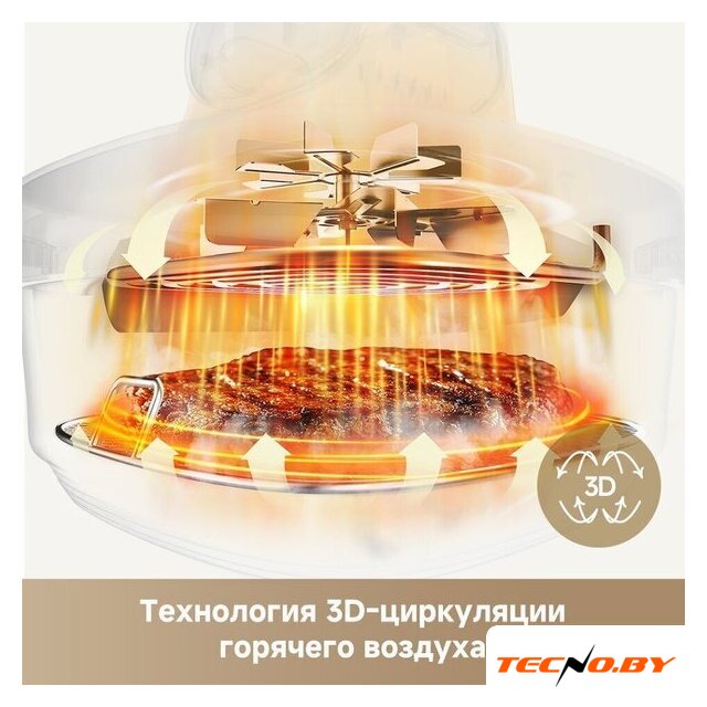 Аэрогриль (аэрофритюрница) Dreame Air Fryer PT60 (серый) - Изображение №22 — Интернет-Магазин TECNO.BY