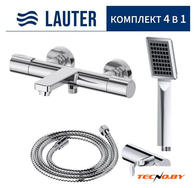 Смеситель Lauter 21YH50427-4 с лейкой Relexa Serene 21S00103 - Изображение №1 — Интернет-Магазин TECNO.BY