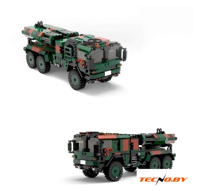 Конструктор XingBao Немецкая самоходная РСЗО LARS-2 XB-06048 - Изображение №5 — Интернет-Магазин TECNO.BY