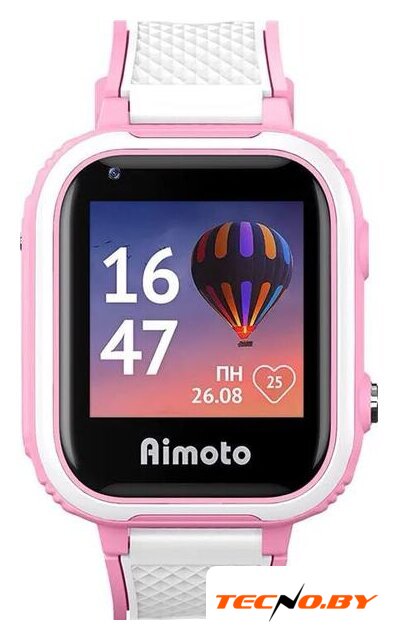 Детские умные часы Aimoto Pro 4G (розовый) - Изображение №2 — Интернет-Магазин TECNO.BY