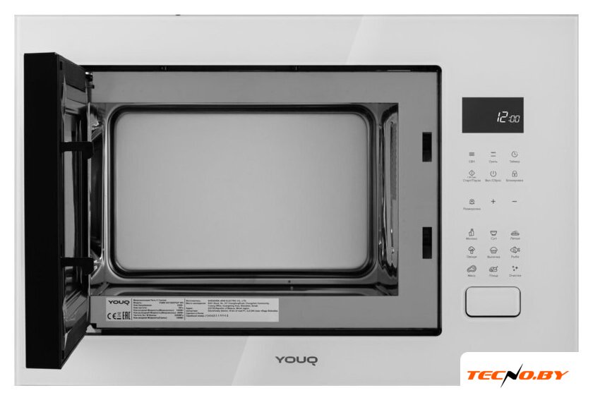 Микроволновая печь YOUQ YQMB 92510EEP02F WH - Изображение №3 — Интернет-Магазин TECNO.BY