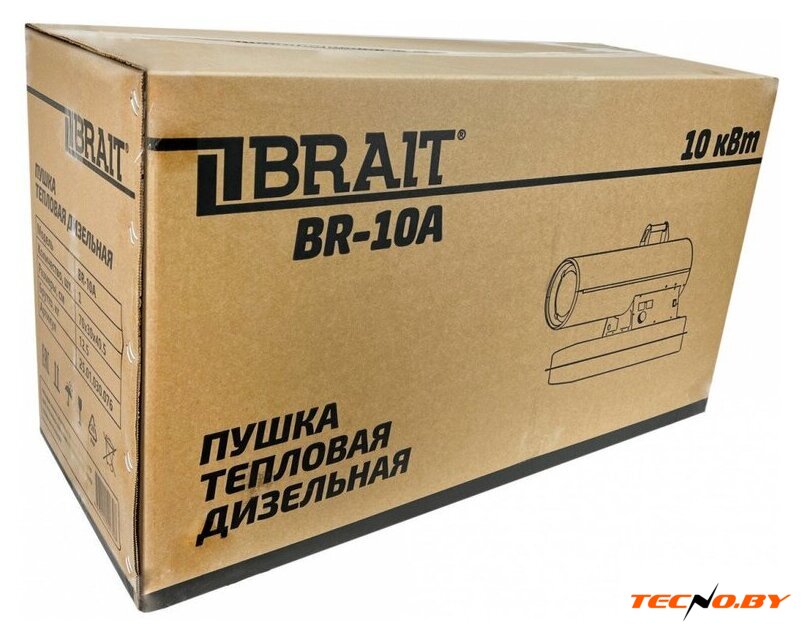 Дизельная тепловая пушка Brait BR-10A - Изображение №6 — Интернет-Магазин TECNO.BY