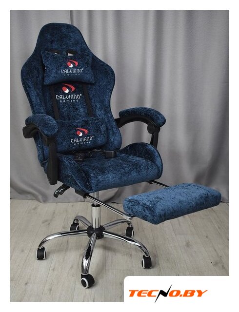Игровое (геймерское) кресло Calviano Amarone (blue plush) - Изображение №14 — Интернет-Магазин TECNO.BY