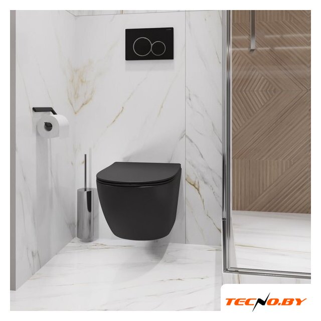 Унитаз подвесной Lauter Sulzdorf + GROHE Solido 38811KF0 + панель GROHE 37131000 (черный с микролифтом) - Изображение №10 — Интернет-Магазин TECNO.BY
