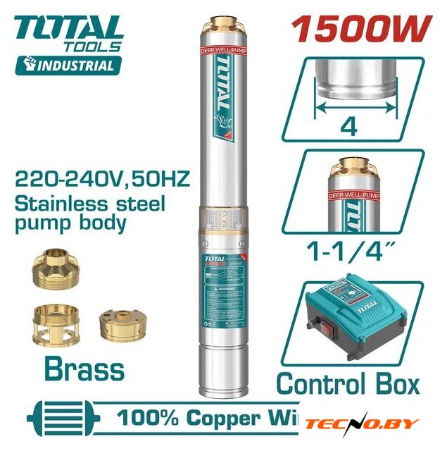 Скважинный насос Total TWP515006 - Изображение №1 — Интернет-Магазин TECNO.BY