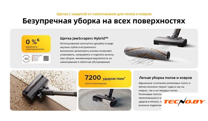 Пылесос Roborock H60 Ultra (с евровилкой) - Изображение №38 — Интернет-Магазин TECNO.BY