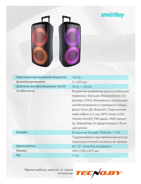 Патибокс SmartBuy W1 SBS-5210 - Изображение №11 — Интернет-Магазин TECNO.BY