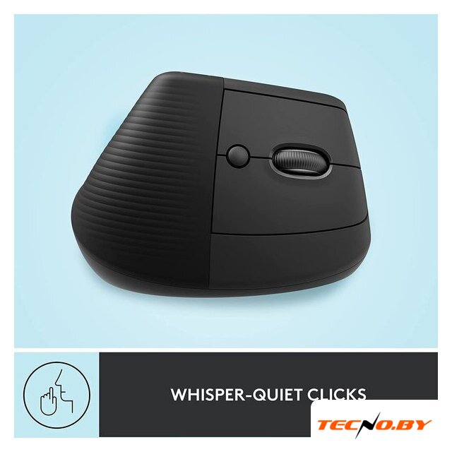Вертикальная мышь Logitech Lift (графит) - Изображение №5 — Интернет-Магазин TECNO.BY