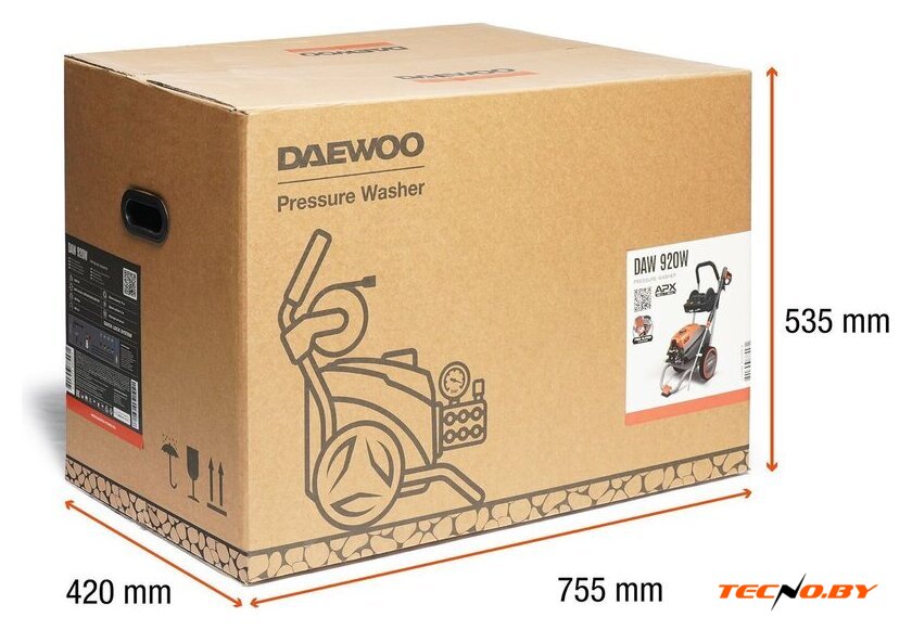 Мойка высокого давления Daewoo Power DAW 920W - Изображение №20 — Интернет-Магазин TECNO.BY