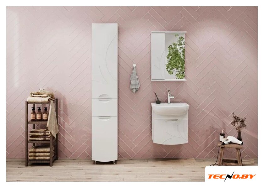  Volna Шкаф-пенал Adel 35 без корзины - Изображение №4 — Интернет-Магазин TECNO.BY