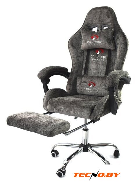 Игровое (геймерское) кресло Calviano Amarone (dark grey plush) - Изображение №3 — Интернет-Магазин TECNO.BY