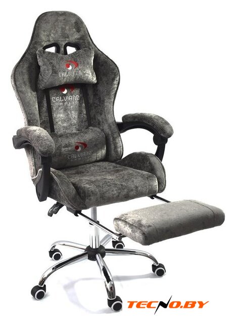 Игровое (геймерское) кресло Calviano Amarone (dark grey plush) - Изображение №2 — Интернет-Магазин TECNO.BY