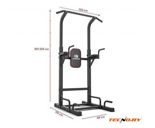 Турник с брусьями DFC Power Tower G-ADVENOR - Изображение №8 — Интернет-Магазин TECNO.BY
