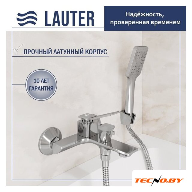 Смеситель Lauter Allure 21CK6618C с лейкой Living Fleur 21S00126 - Изображение №1 — Интернет-Магазин TECNO.BY