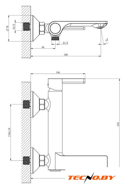 Смеситель Lauter Velvet 21СК6696С с лейкой Relexa Fleur 21S00126 - Изображение №13 — Интернет-Магазин TECNO.BY