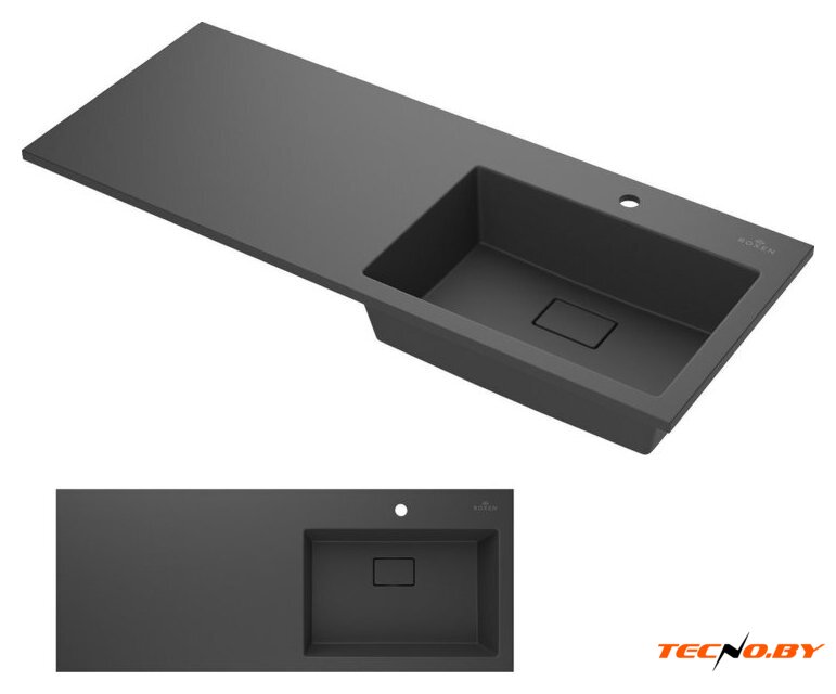 Умывальник Roxen Faber 110R 30010110R-B (черный) - Изображение №2 — Интернет-Магазин TECNO.BY