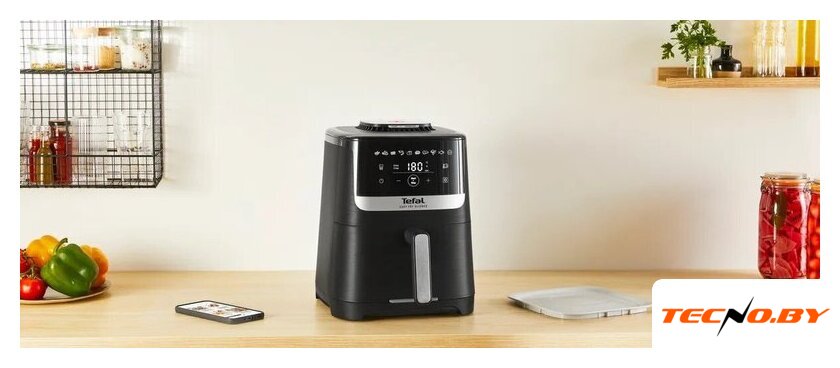 Аэрогриль (аэрофритюрница) Tefal Easy Fry Silence EY5528E0 - Изображение №2 — Интернет-Магазин TECNO.BY