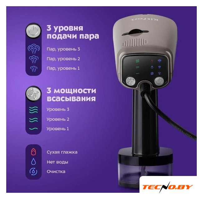 Отпариватель Kitfort KT-9376 - Изображение №10 — Интернет-Магазин TECNO.BY