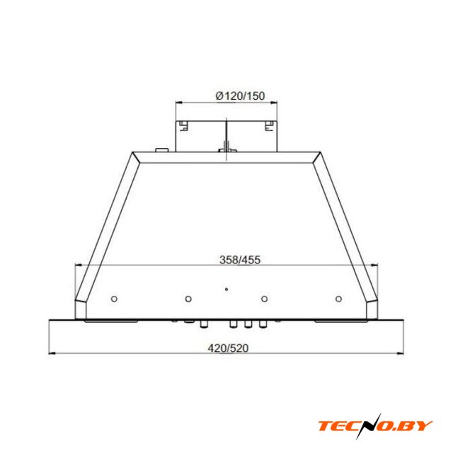 Кухонная вытяжка Elikor Box 42П-450 213844 (белый) - Изображение №2 — Интернет-Магазин TECNO.BY