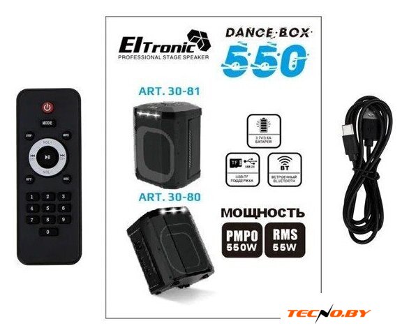 Беспроводная колонка Eltronic 30-80 Dance Box 550 - Изображение №10 — Интернет-Магазин TECNO.BY