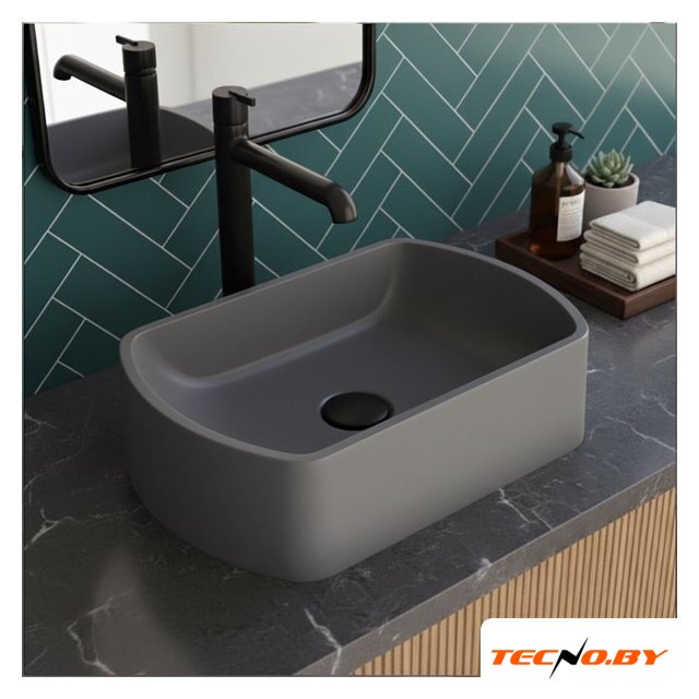 Умывальник Lauter Laguna 21L453G (Grey) - Изображение №4 — Интернет-Магазин TECNO.BY