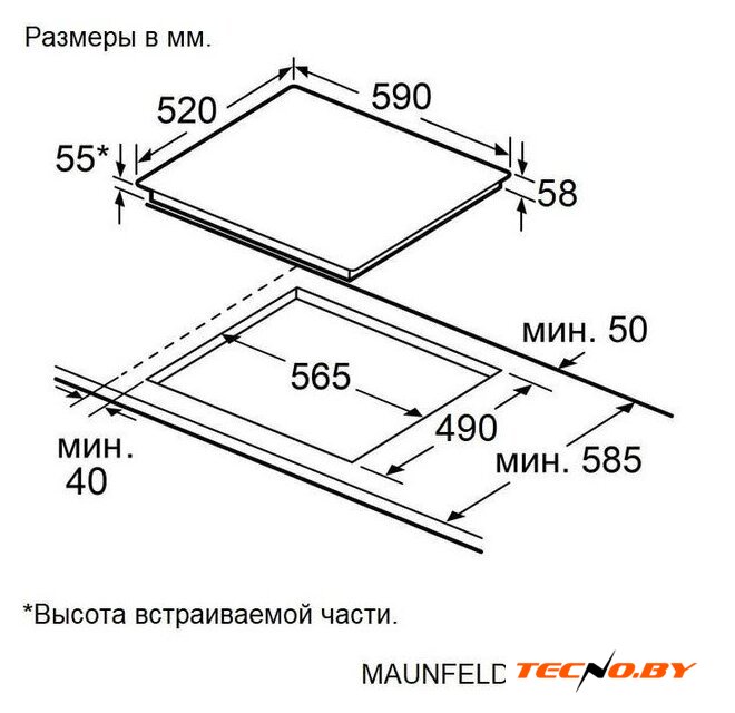 Варочная панель MAUNFELD AVI6044SSFBK - Изображение №12 — Интернет-Магазин TECNO.BY