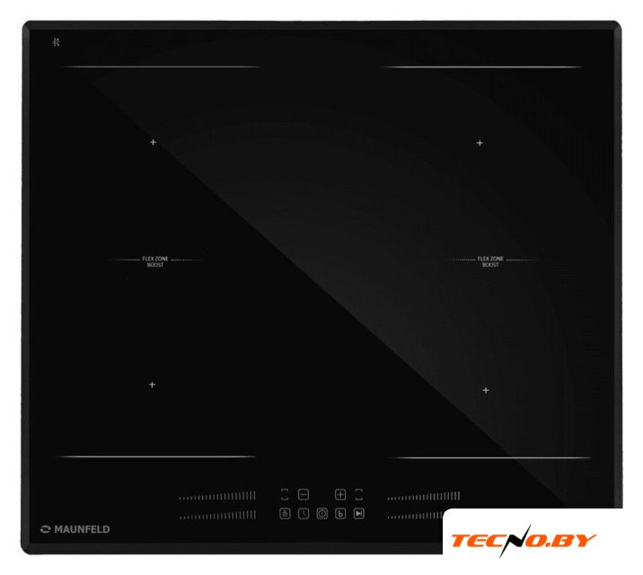 Варочная панель MAUNFELD AVI6044SSFBK - Изображение №1 — Интернет-Магазин TECNO.BY