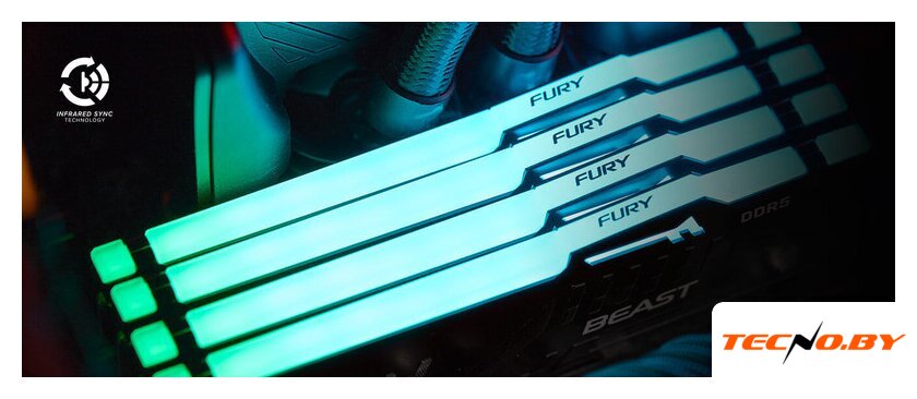 Оперативная память Kingston FURY Beast RGB 2x16ГБ DDR5 6400МГц KF564C32BBAK2-32 - Изображение №5 — Интернет-Магазин TECNO.BY